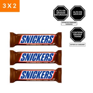 3 X 2 Snickers Bar 52.7g